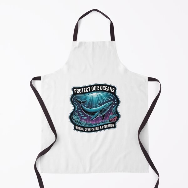 Item preview, Protect Our Oceans Whale T-Shirt – Marine Conservation Design for Ocean Lovers & Eco Friendly Gift Buyers designed and sold by GemBob Creations.