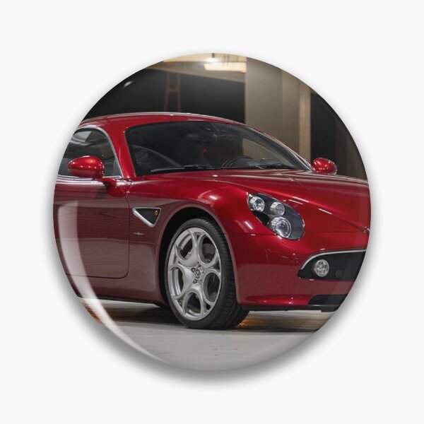 Item preview, Alfa Romeo 8C Competizione – Italian Supercar Vintage Poster designed and sold by Road To Track.