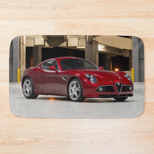 Item preview, Alfa Romeo 8C Competizione – Italian Supercar Vintage Poster designed and sold by Road To Track.