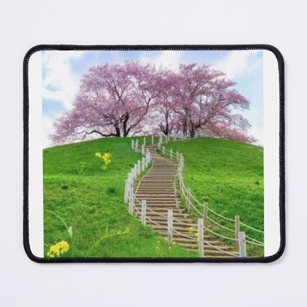 Item preview, Spring Path: Cherry Blossom Trees and Wildflowers designed and sold by GUINewAlex.