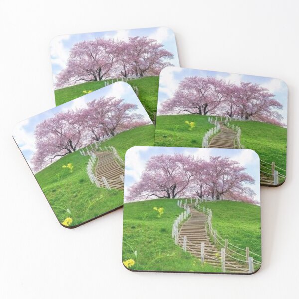 Item preview, Spring Path: Cherry Blossom Trees and Wildflowers designed and sold by GUINewAlex.