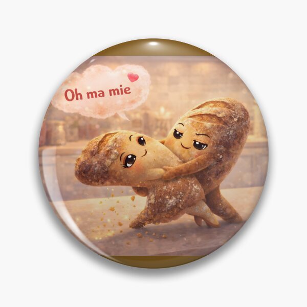 Item preview, A charming French bread couple dancing designed and sold by Magic--nell.