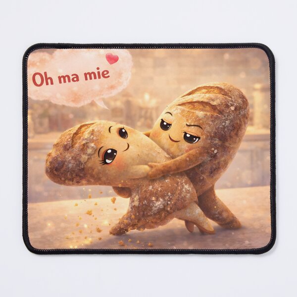 Item preview, A charming French bread couple dancing designed and sold by Magic--nell.
