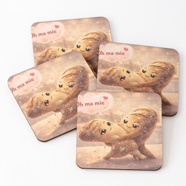 Item preview, A charming French bread couple dancing designed and sold by Magic--nell.