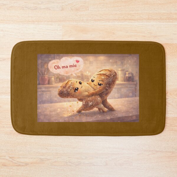 Item preview, A charming French bread couple dancing designed and sold by Magic--nell.