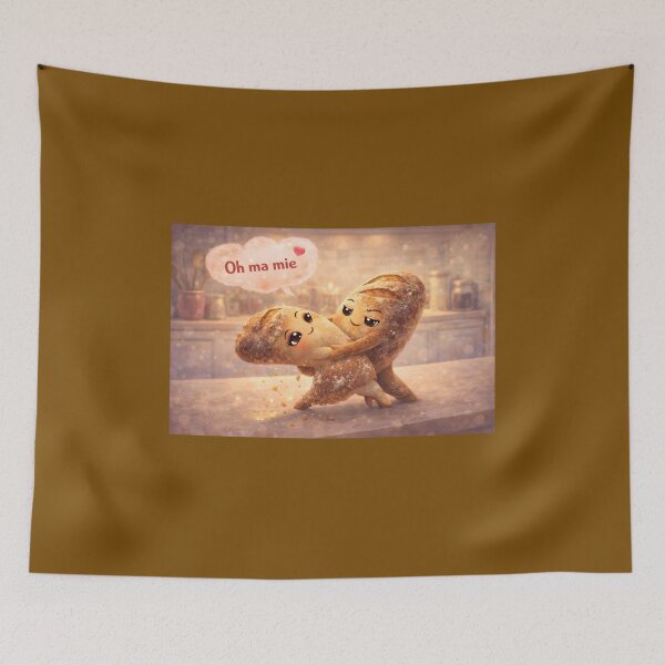 Item preview, A charming French bread couple dancing designed and sold by Magic--nell.