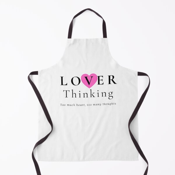 Item preview, Lover Thinking: Overthinking & Heart Quote designed and sold by Atlasoloji.