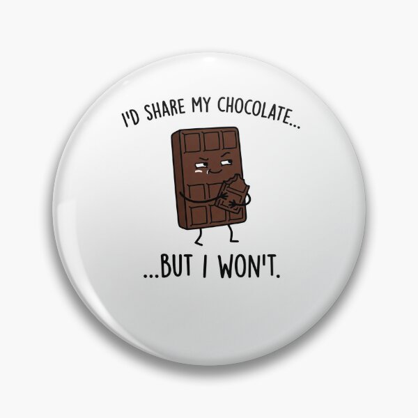 Item preview, Chocolate Humor Shirt Cute Minimal Dessert Meme Tee designed and sold by TheTSauce.