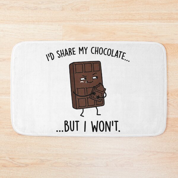 Item preview, Chocolate Humor Shirt Cute Minimal Dessert Meme Tee designed and sold by TheTSauce.