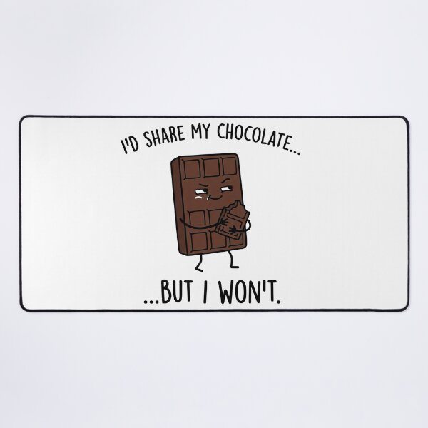 Item preview, Chocolate Humor Shirt Cute Minimal Dessert Meme Tee designed and sold by TheTSauce.
