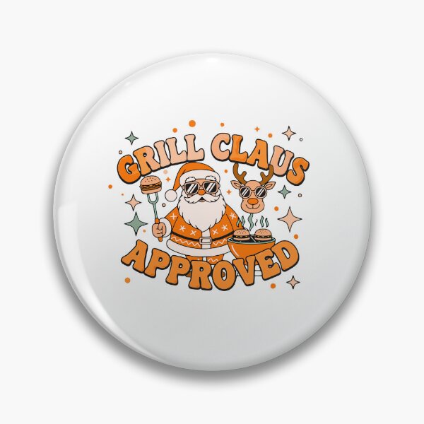 Item preview, viral grill claus christmas griller meme art designed and sold by ArtDesignTp.