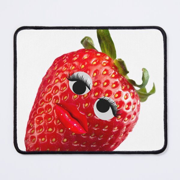 Item preview, googly-eyed strawberry designed and sold by trewimas.