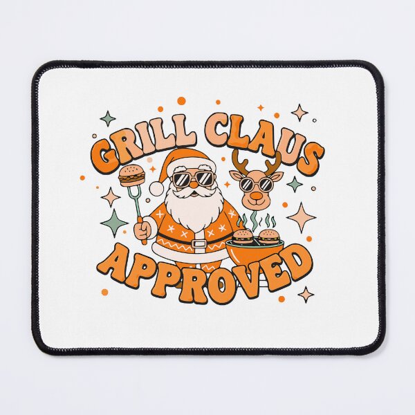 Item preview, viral grill claus christmas griller meme art designed and sold by ArtDesignTp.