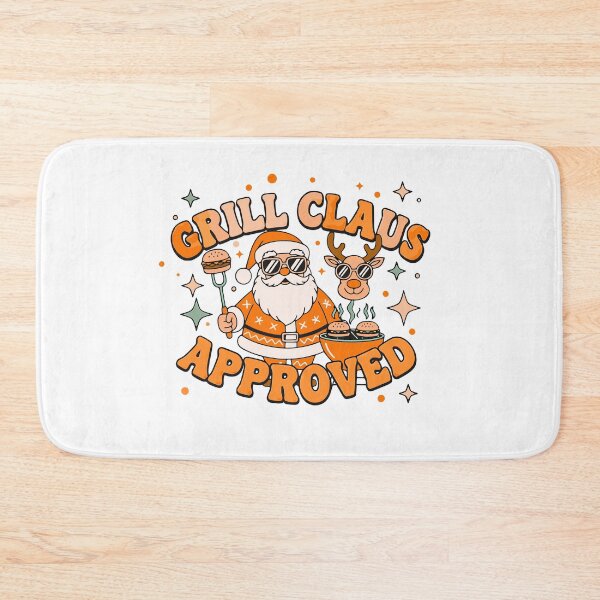 Item preview, viral grill claus christmas griller meme art designed and sold by ArtDesignTp.