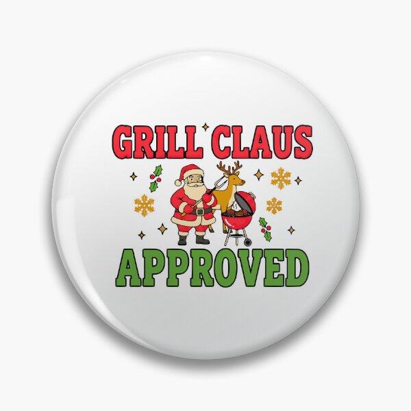 Item preview, funny grill claus holiday bbq santa graphic designed and sold by ArtDesignTp.