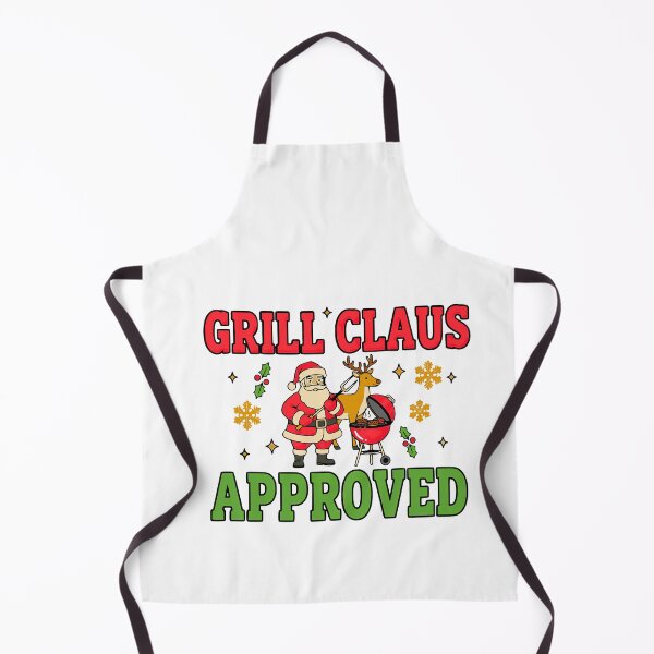Item preview, funny grill claus holiday bbq santa graphic designed and sold by ArtDesignTp.