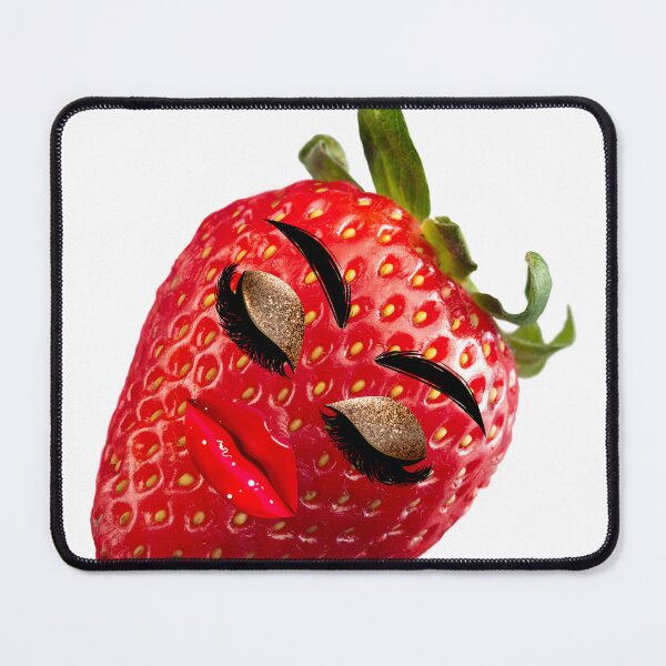 Item preview, strawberry with lashes designed and sold by trewimas.