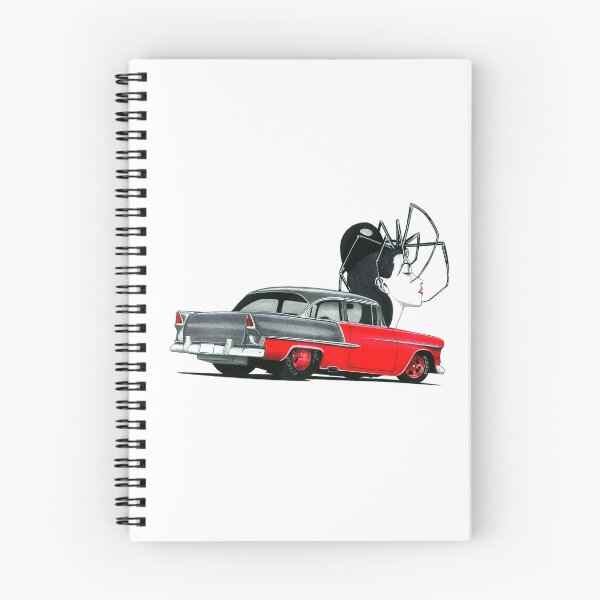 Item preview, Exclusive drawing american restomod Chevy Bel Air V8 Coupe Black Widow designed and sold by Cars23.