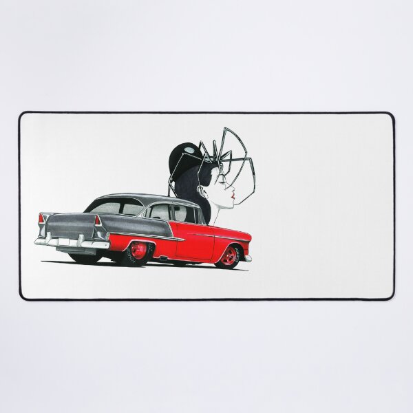 Item preview, Exclusive drawing american restomod Chevy Bel Air V8 Coupe Black Widow designed and sold by Cars23.