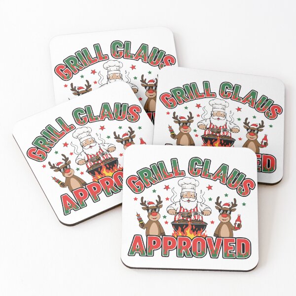 Item preview, grill claus funny santa bbq holiday design designed and sold by ArtDesignTp.