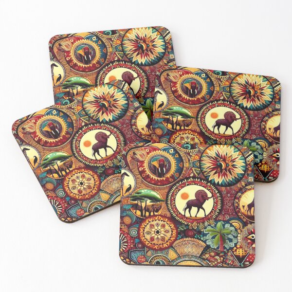 Item preview, Colorful Wildlife Mosaic designed and sold by ChloeDesigns401.