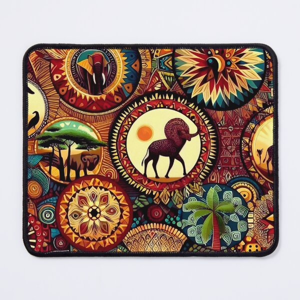 Item preview, Colorful Wildlife Mosaic designed and sold by ChloeDesigns401.