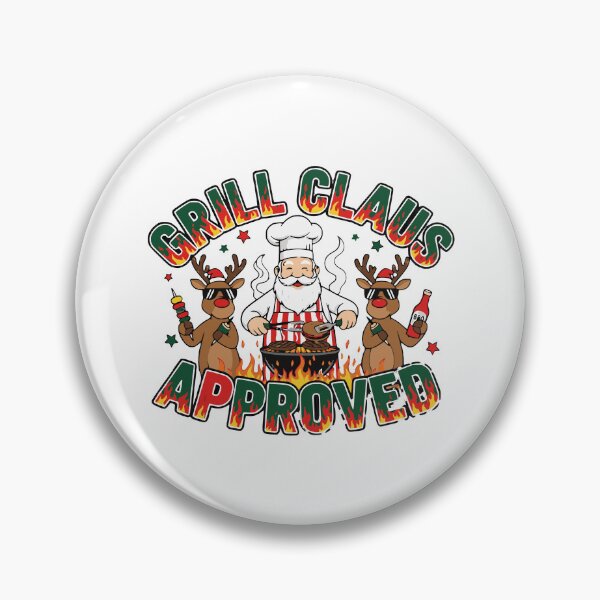 Item preview, funny grill claus bbq christmas santa meme designed and sold by ArtDesignTp.