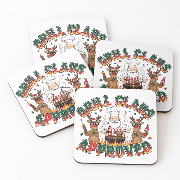 Item preview, funny grill claus bbq christmas santa meme designed and sold by ArtDesignTp.
