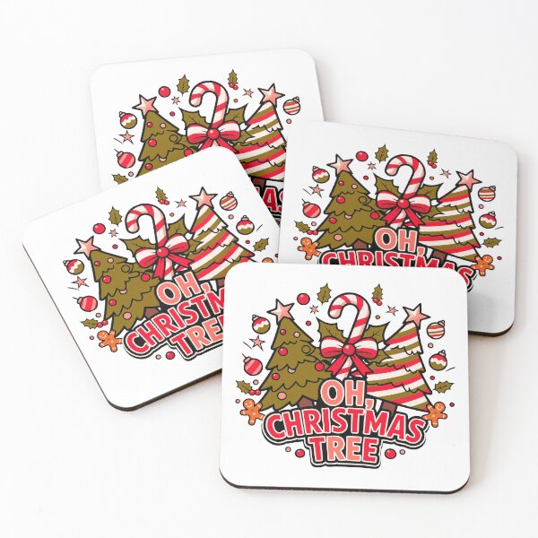 Item preview, preppy coquette holiday tree cake christmas art designed and sold by ArtDesignTp.