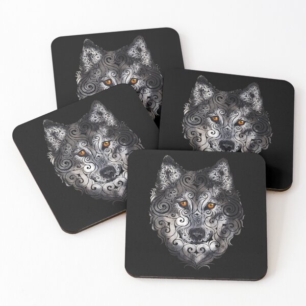 Item preview, Wolf Portrait designed and sold by . VectorInk.