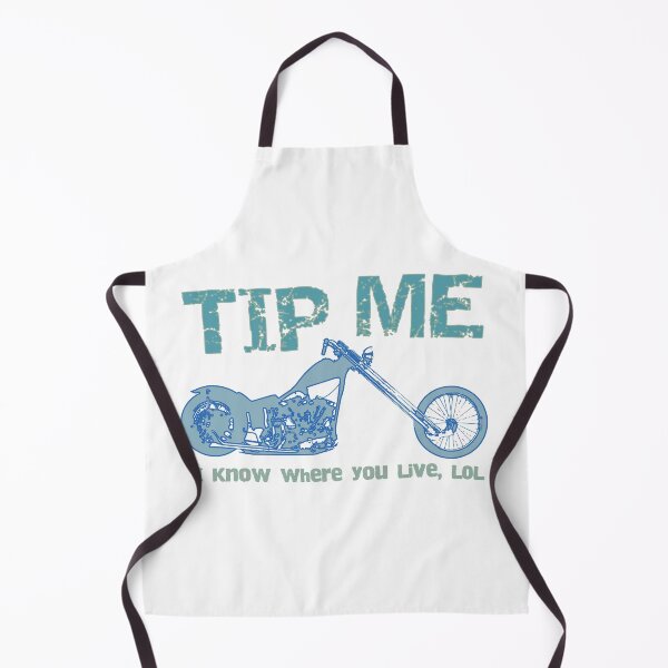 Item preview, "Tip Me, I Know Where You Live, lol," Distressed Moto Design designed and sold by thelivingrp.