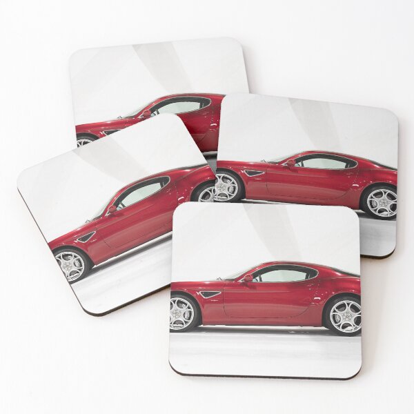 Item preview, Alfa Romeo 8C Competizione – Italian Supercar Vintage Poster designed and sold by Road To Track.