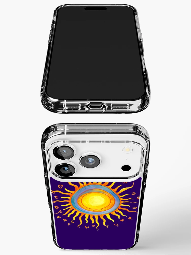 Thumbnail 3 of 5, iPhone Case, Colorful Sun designed and sold by Creative Visualize.