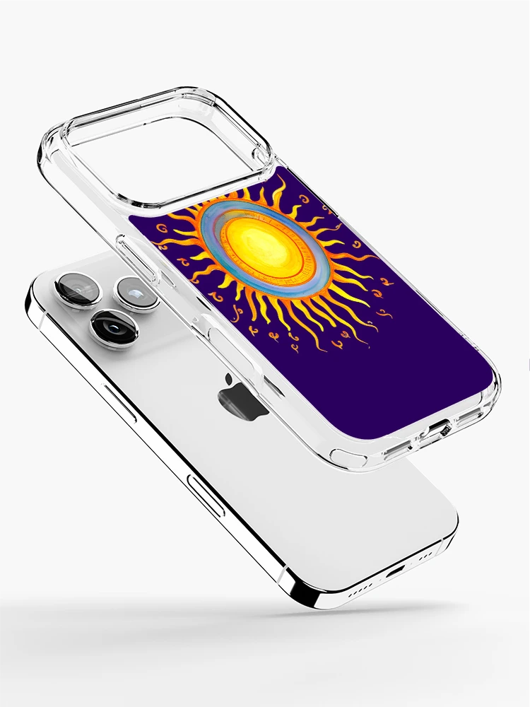 Thumbnail 2 of 5, iPhone Case, Colorful Sun designed and sold by Creative Visualize.
