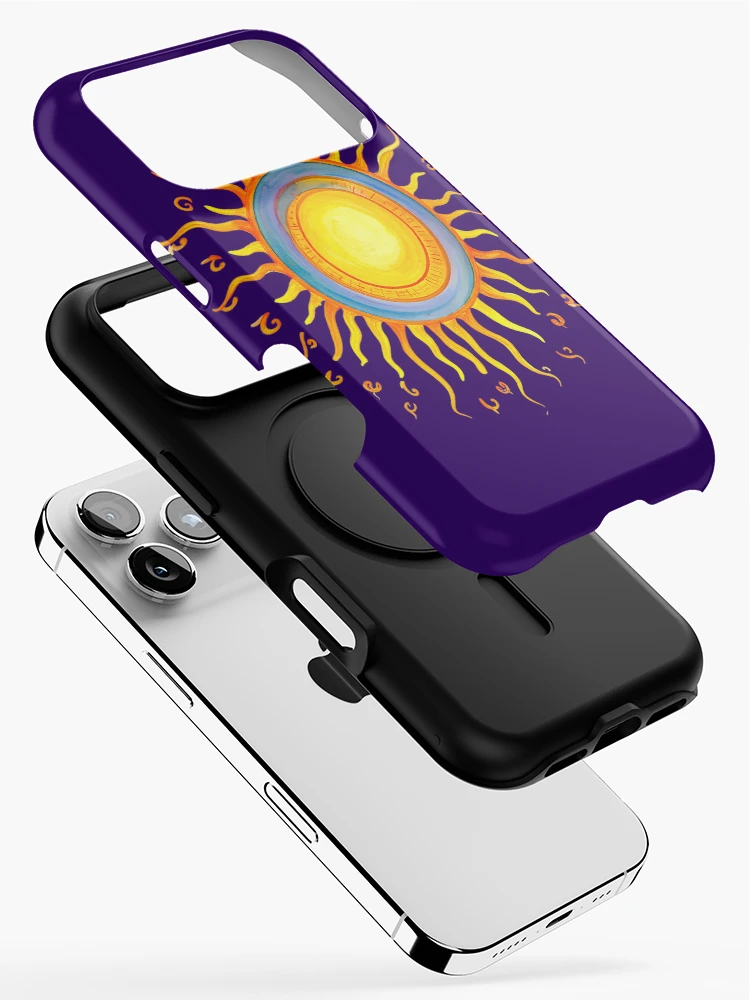 Thumbnail 2 of 4, iPhone Case, Colorful Sun designed and sold by Creative Visualize.