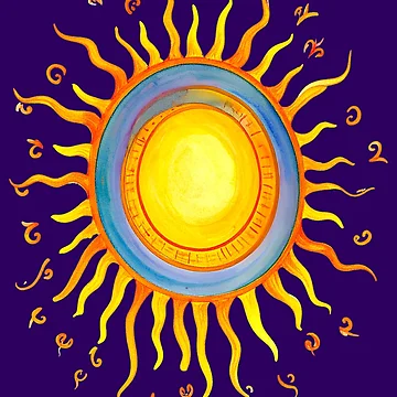 Artwork thumbnail, Colorful Sun by Creative Visualize