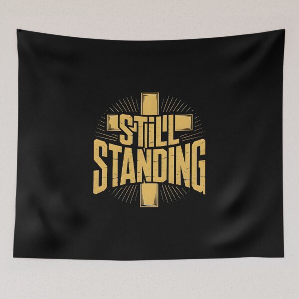 Item preview, Still Standing - Faith Based Graphic Tee designed and sold by ForgedByFaith.