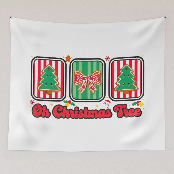 Item preview, coquette christmas tree cake preppy holiday art designed and sold by ArtDesignTp.