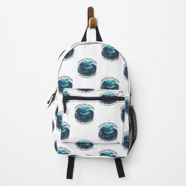 Item preview, Protect Our Oceans Whale T-Shirt – Ocean Conservation Marine Life Design for Ocean Lovers & Eco Gift Buyers designed and sold by GemBob Creations.