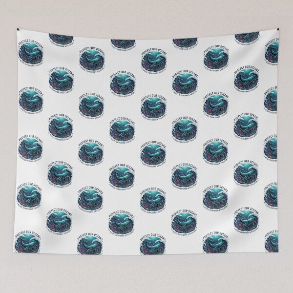 Item preview, Protect Our Oceans Whale T-Shirt – Ocean Conservation Marine Life Design for Ocean Lovers & Eco Gift Buyers designed and sold by GemBob Creations.