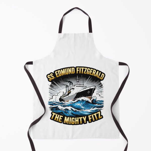 Item preview, mighty fitz nautical lake superior vintage art designed and sold by ArtDesignTp.