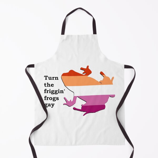 Item preview, Turn the friggin frogs gay - Lesbian Pride designed and sold by Toadtally.