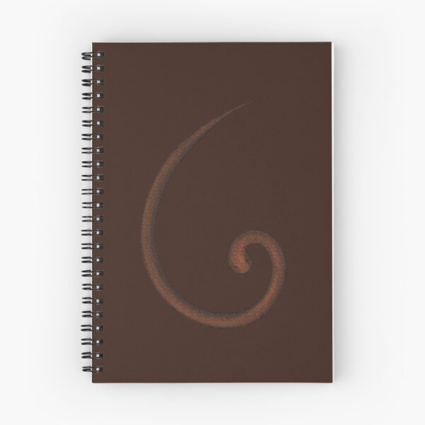 Item preview, Snake in the form of a golden spiral of dark brown color designed and sold by Cherevan.