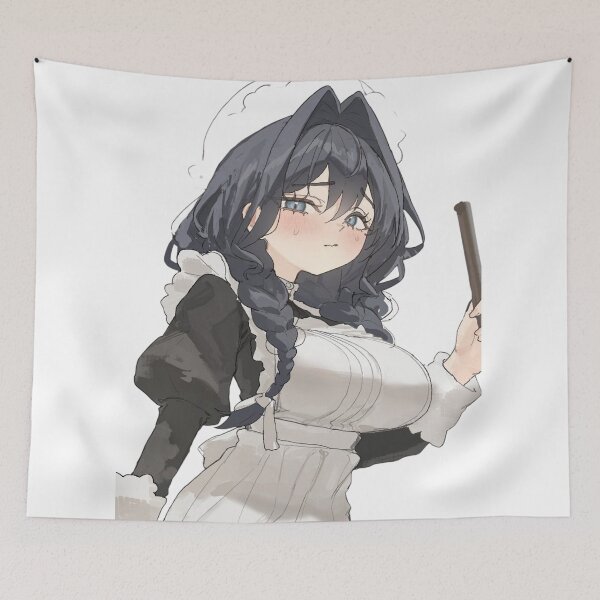 Artikelvorschau, Kronii Blushing Maid Hololive entworfen und verkauft von KomiArts.