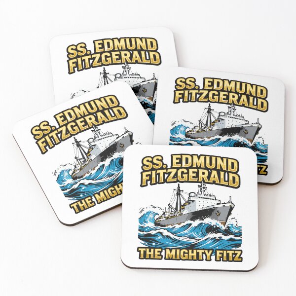 Item preview, mighty fitz lake superior nautical heritage art designed and sold by ArtDesignTp.