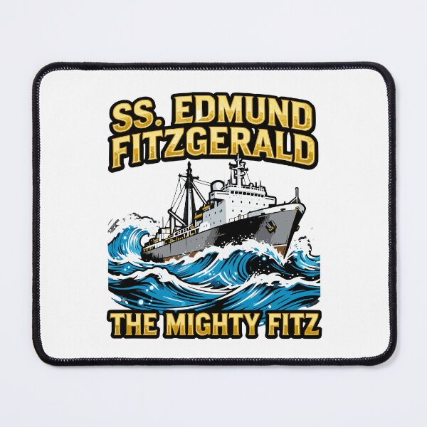 Item preview, mighty fitz lake superior nautical heritage art designed and sold by ArtDesignTp.