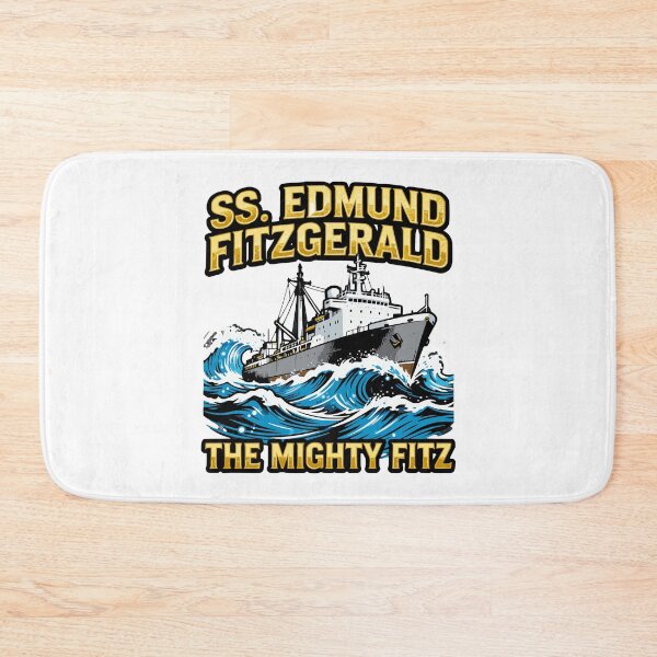 Item preview, mighty fitz lake superior nautical heritage art designed and sold by ArtDesignTp.