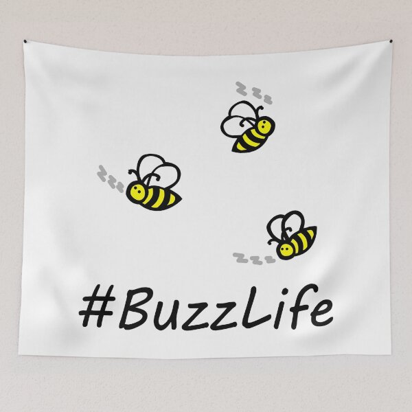 Item preview, #BuzzLife | Sleeping Bees Funny Pun designed and sold by Lainey1978.