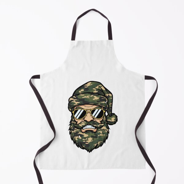 Item preview, retro santa camo hunting christmas dad son art designed and sold by ArtDesignTp.