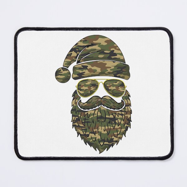 Item preview, santa face camo christmas hunting family design designed and sold by ArtDesignTp.
